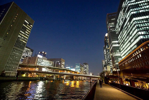 堂島川の夜景